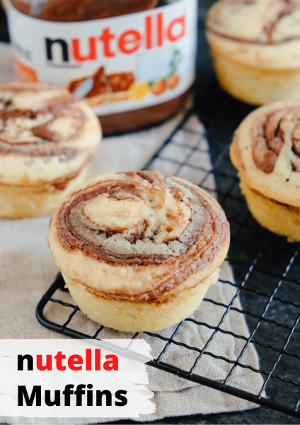 Einfaches Rezept für Nutella-Muffins mit flüssigem Kern aus Nutella
